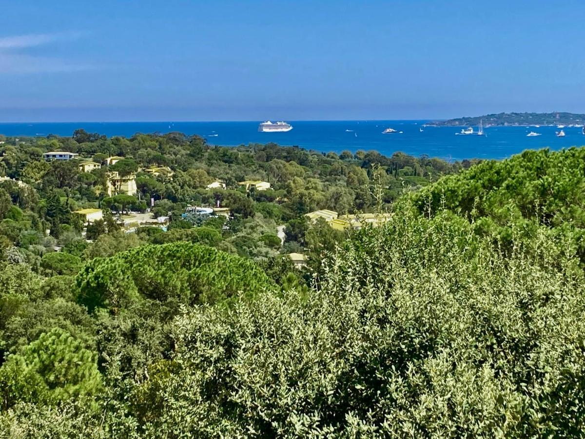 Les Restanques vue mer 3 chambres bastide Grimaud Extérieur photo